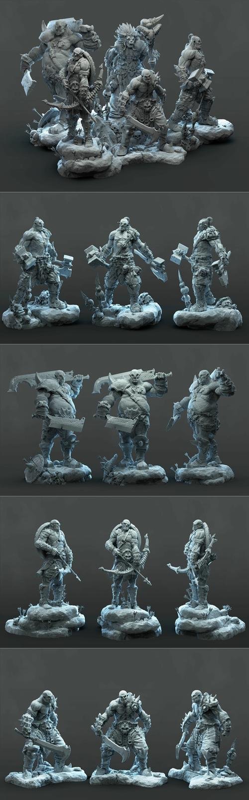 Orc Horde – 3D Print