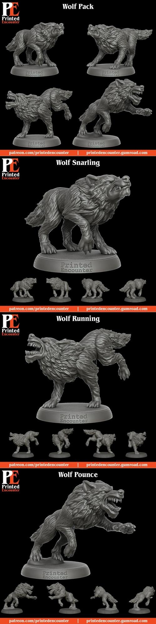 Wolf Pack – 3D Print