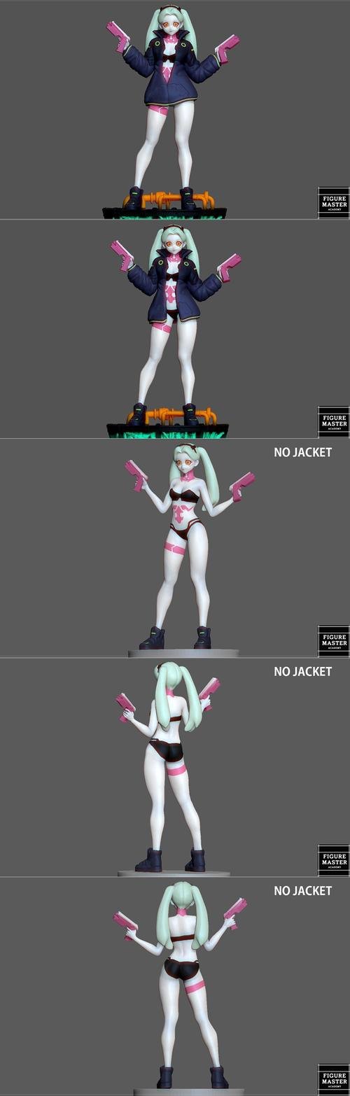 Rebecca Cyberpunk Edgerunners 2077 Anime Girl Character – 3D Print