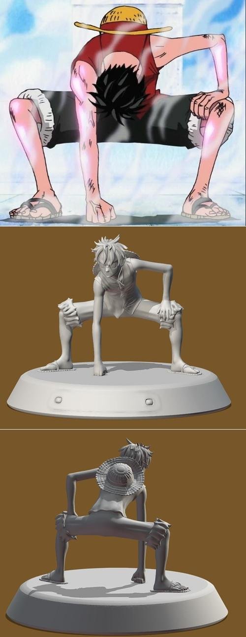 Luffy Gear 2 – 3D Print