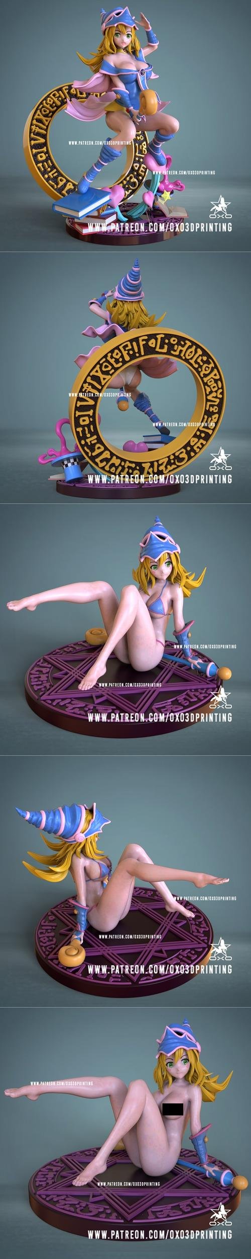 Dark Magician Girl - Yu-Gi-Oh – 3D Print