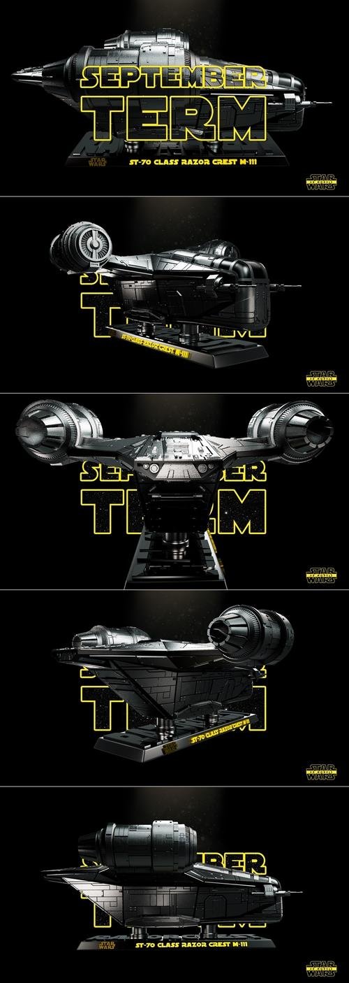 Razor Crest Sculpture - Star Wars – 3D Print