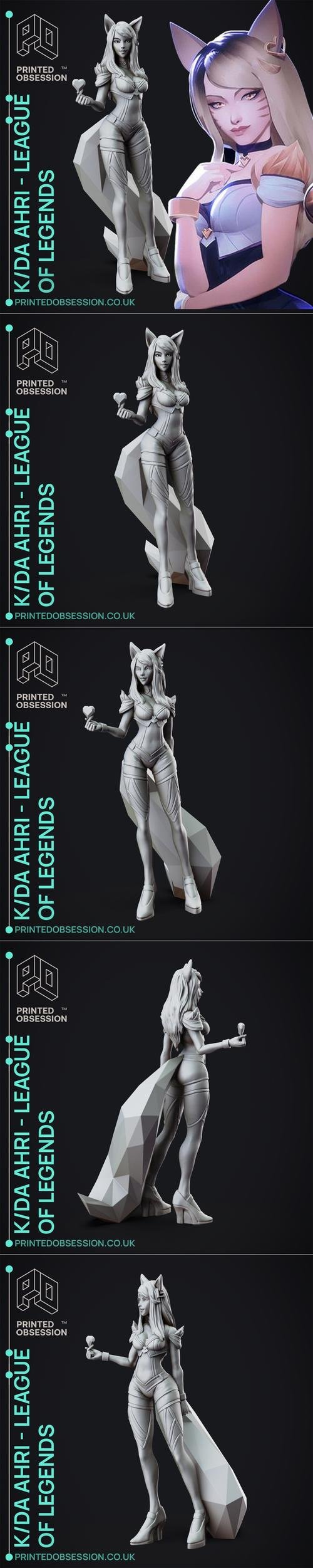 Ahri Kda - League Of Legends – 3D Print