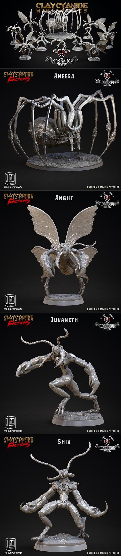 Clay Cyanide Miniatures - Colony of Barnakol – 3D Print