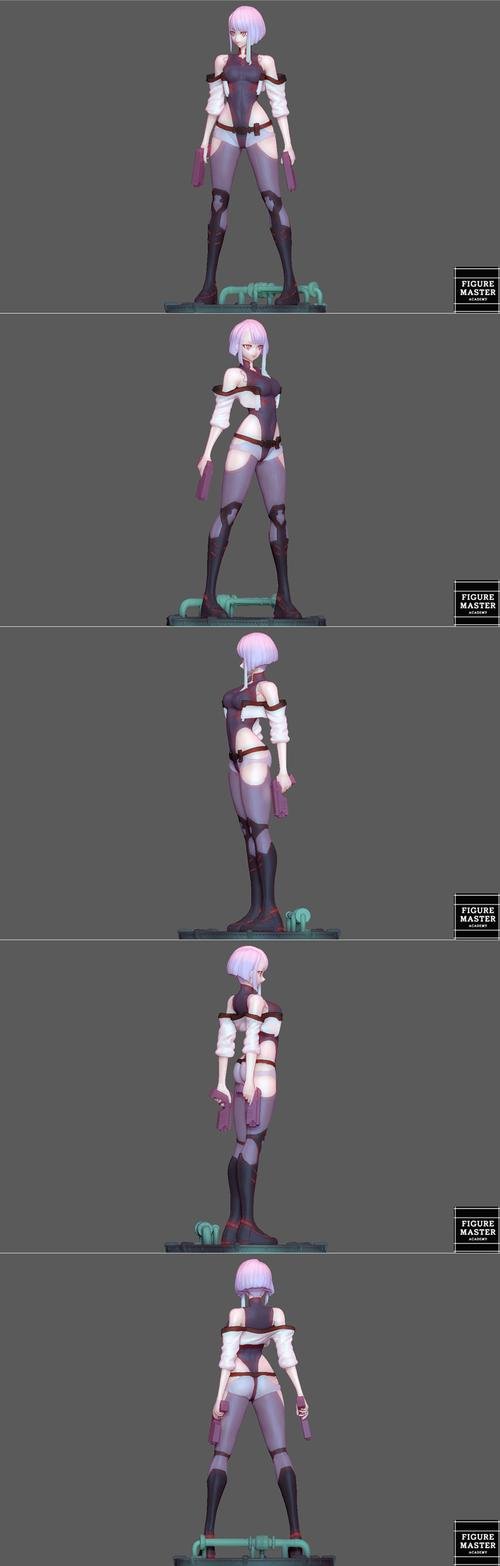 Lucy Cyberpunk Edgerunners 2077 Anime Girl – 3D Print