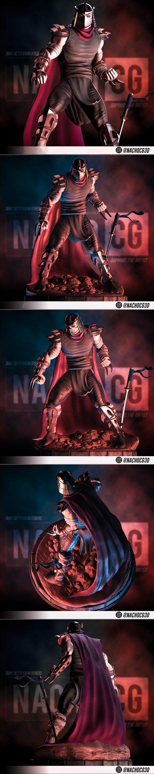 Nacho CG - Shredder – 3D Print