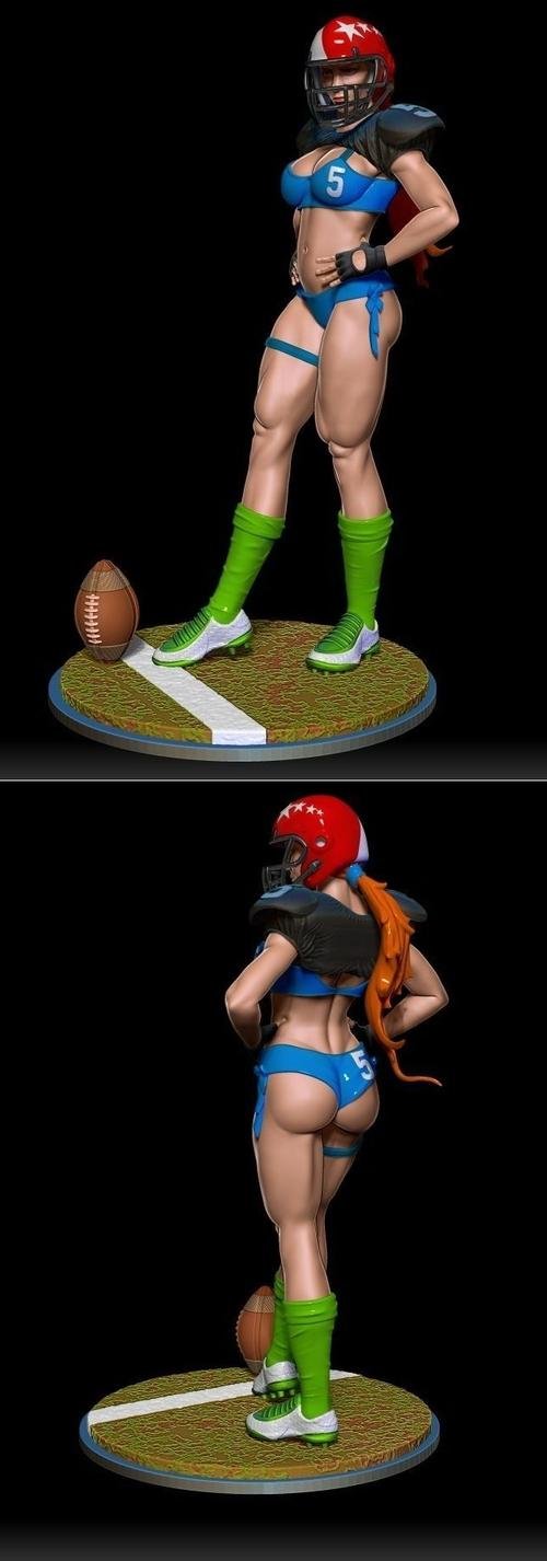Football Girls – 3D Print