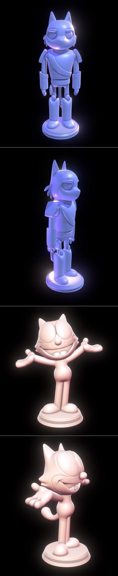 Avocato - Final Space and Felix the Cat – 3D Print