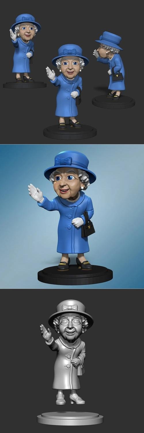Queen Elizabeth – 3D Print