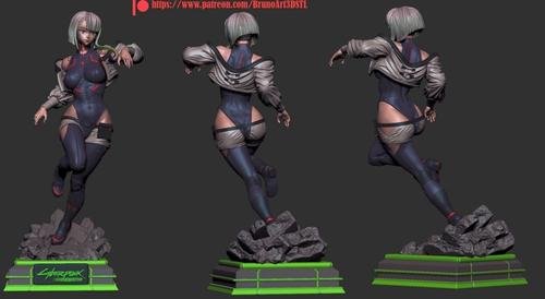 BrunoArt CyberPunk Lucy and NSFW and Bust – 3D Print
