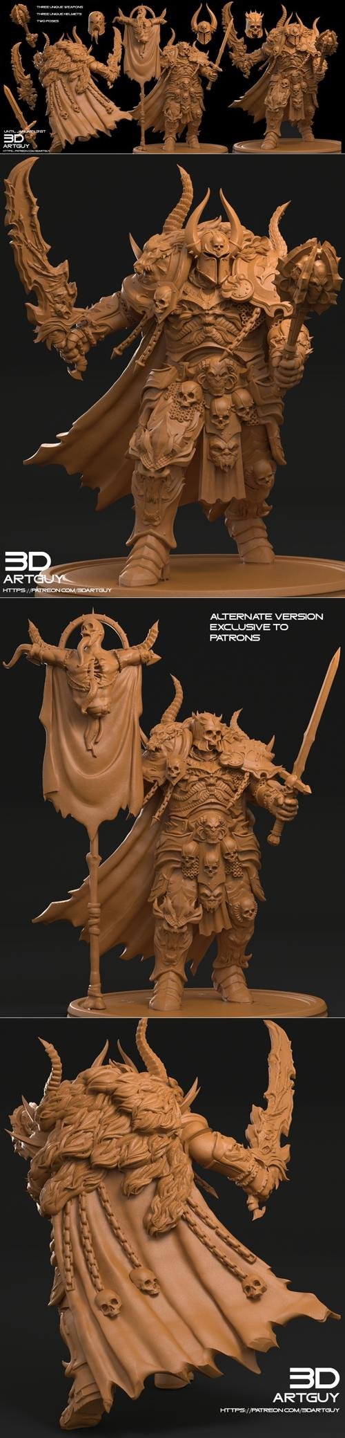 3D Art Guy - Dead Knight – 3D Print
