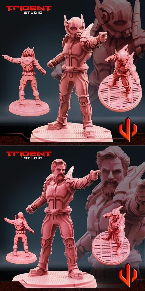 Trident Studio - Hank Pym Yellow Jacket C and no Mask – 3D Print