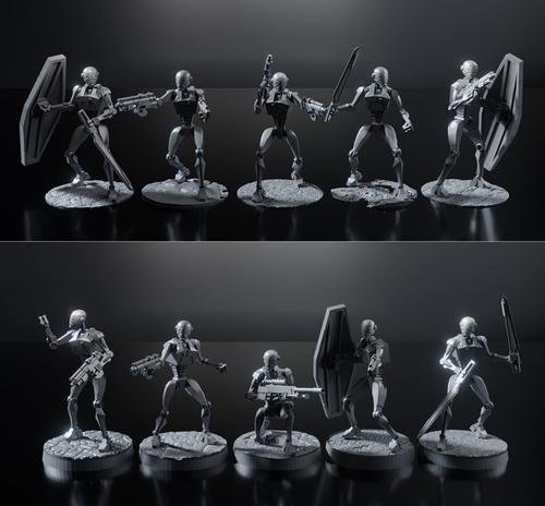 Commando Droids – 3D Print