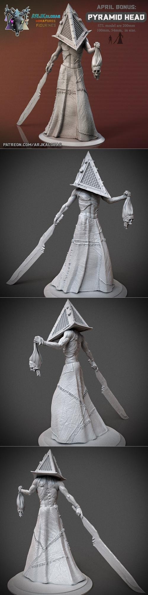 ARJKalobas - Pyramid Head – 3D Print