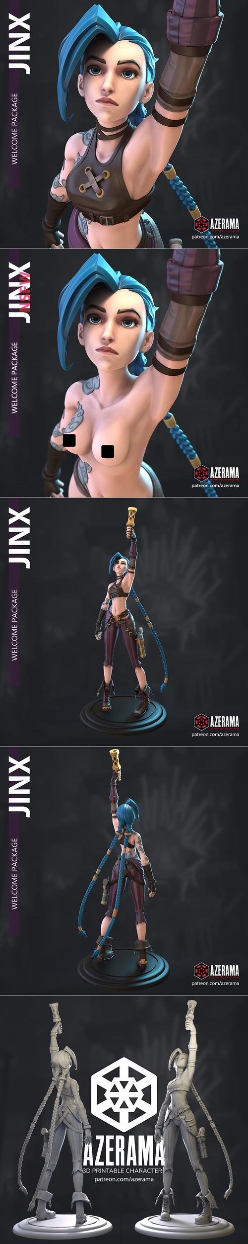 Jinx Arcane - Azerama – 3D Print