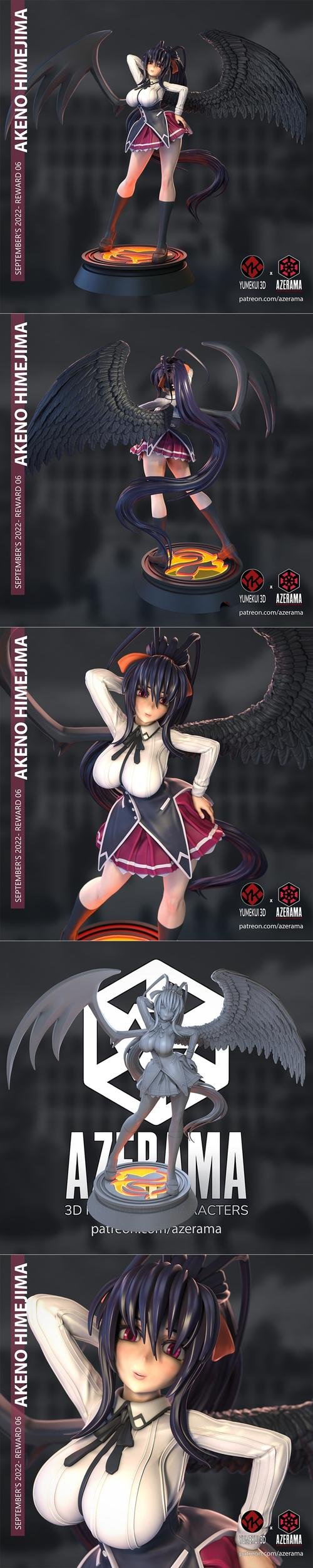 Akeno Himejima Standard - Azerama – 3D Print