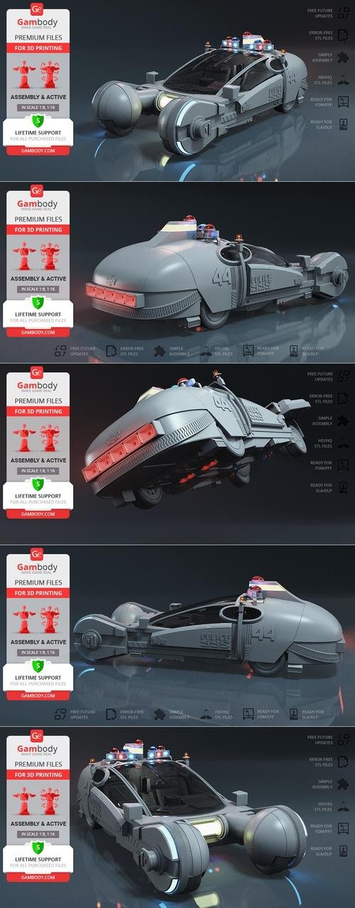 Police Spinner – 3D Print