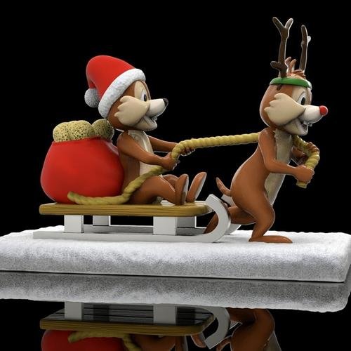 Chip and Dale – 3D Print