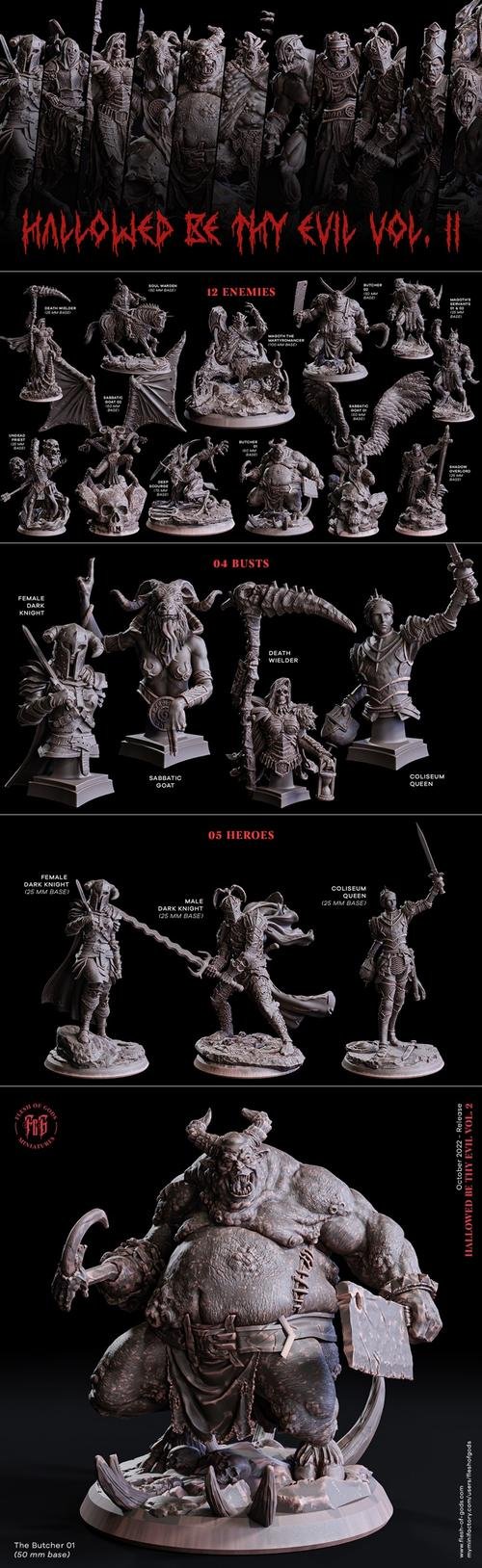 Flesh of Gods - Hallowed Be Thy Name Vol. 2 October 2022 – 3D Print