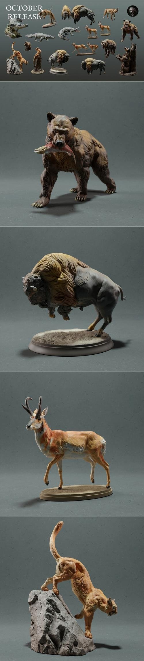 Animal Den Miniature October 2022 – 3D Print