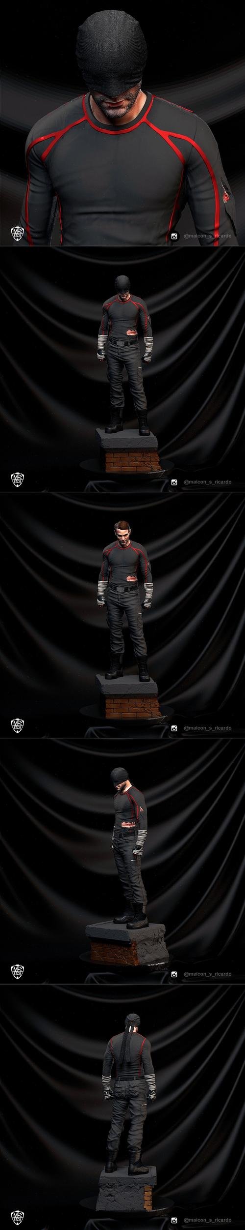 Daredevil - Charlie Cox fanart - Maicon Ricardo – 3D Print